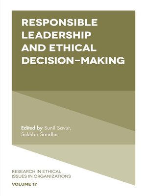 cover image of Responsible Leadership and Ethical Decision-Making